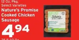 Hannaford Nature's Promise cooked chicken sausage offer