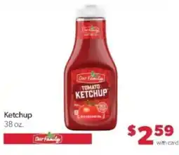 Family Fare Our Family tomato ketchup offer
