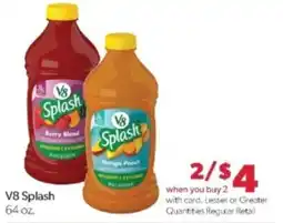 Family Fare V8 Splash offer