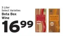 Hannaford Bota Box Wine offer