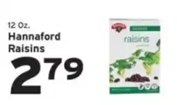 Hannaford Hannaford raisins offer
