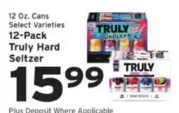Hannaford Truly hard seltzer offer