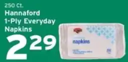 Hannaford Hannaford 1-ply everyday napkins offer