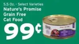 Hannaford Nature's Promise Grain Free Cat Food offer
