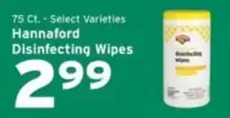 Hannaford Hannaford disinfecting wipes offer
