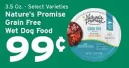 Hannaford Nature's Promise Grain Free Wet Dog Food offer