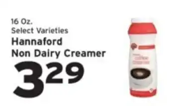 Hannaford Hannaford non dairy creamer offer