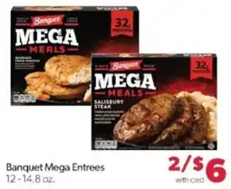 Family Fare Banquet mega entrees offer