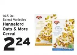 Hannaford Hannaford oats & more cereal offer