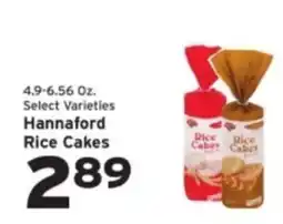 Hannaford Hannaford rice cakes offer