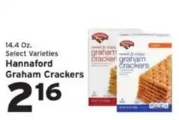 Hannaford Hannaford graham crackers offer