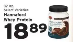 Hannaford Hannaford whey protein offer