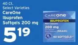 Hannaford CareOne Ibuprofen Softgels offer