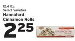 Hannaford Hannaford cinnamon rolls offer