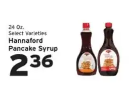 Hannaford Hannaford pancake syrup offer