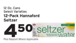 Hannaford Hannaford seltzer offer
