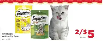 Family Fare Temptations Whiskas Cat Treats offer