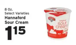 Hannaford Hannaford sour cream offer