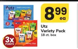 Safeway Utz Variety Pack offer