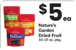 Safeway Nature’s Garden Dried Fruit offer
