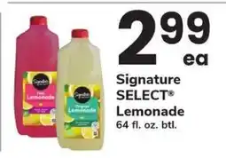 Safeway Signature Select Lemonade offer