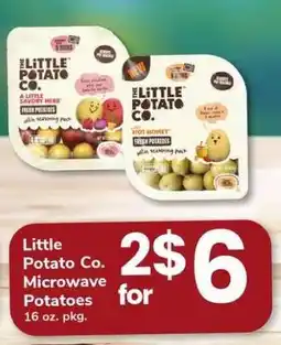 Safeway Little Potato Co. Microwave Potatoes offer