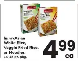 Safeway InnovAsian White Rice, Veggie Fried Rice or Noodles offer