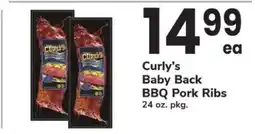 Safeway Curly’s Baby Back BBQ Pork Ribs offer