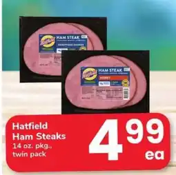 Safeway Hatfield Ham Steaks offer