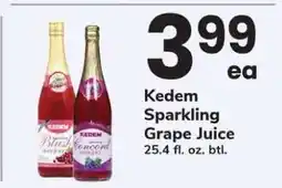 Safeway Kedem Sparkling Grape Juice offer