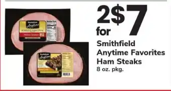 Safeway Smithfield Anytime Favorites Ham Steaks offer