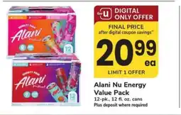 Safeway Alani Nu Energy Value Pack offer
