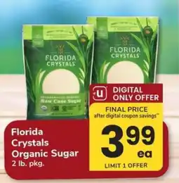 Safeway Florida Crystals Organic Sugar offer