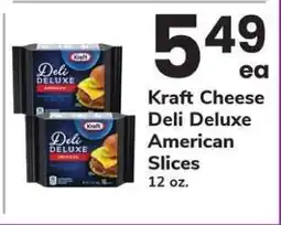 Safeway Kraft Cheese Deli Deluxe American Slices offer