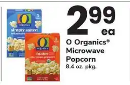 Safeway O Organics Microwave Popcorn offer