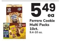 Safeway Ferrero Cookie Multi Packs offer