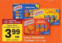 Safeway Lance Sandwich Crackers offer