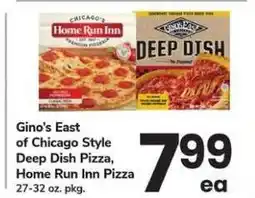 Safeway Gino’s East of Chicago Style Deep Dish Pizza, Home Run Inn Pizza offer
