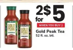 Safeway Gold Peak Tea offer