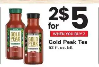 Safeway Gold Peak Tea offer