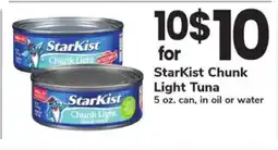 Safeway Starkist Chunk Light Tuna offer