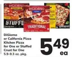 Safeway DiGiorno or California Pizza Kitchen Pizza offer