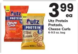 Safeway Utz Protein Pretzels, Cheese Curls offer