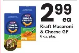 Safeway Kraft Macaroni & Cheese GF offer