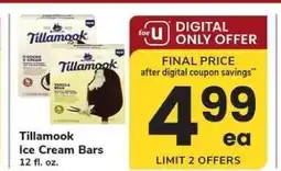 Safeway Tillamook Ice Cream Bars offer