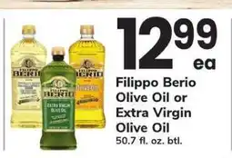 Safeway Filippo Berio Olive Oil or Extra Virgin Olive Oil offer