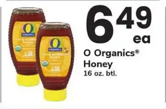 Safeway O Organics Honey offer