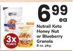 Safeway Nutrail Keto Honey Nut or Blueberry Granola offer