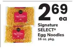 Safeway Signature Select Egg Noodles offer