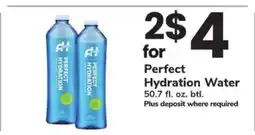 Safeway Perfect Hydration Water offer
